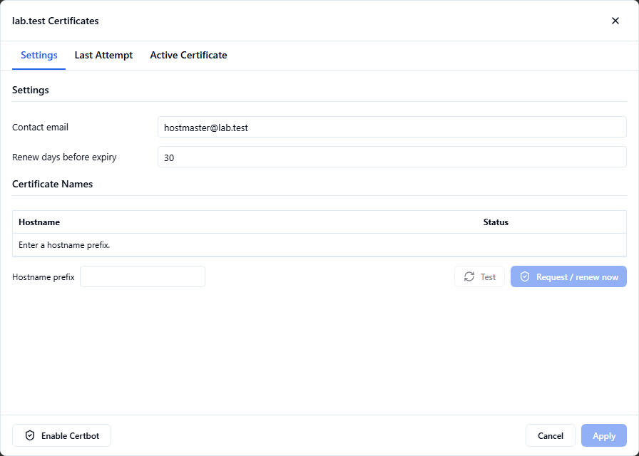 TLS and certificate management in MailSite 11